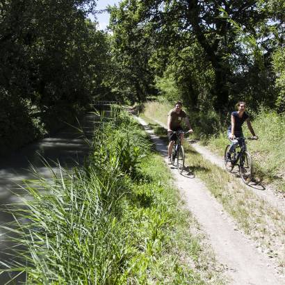 Fietscircuit Vélo – Rond het kanaal van Carpentras