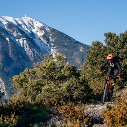 Long Distance Mountain Bike Trail, Stage 1 - From Savoillans to Malaucène