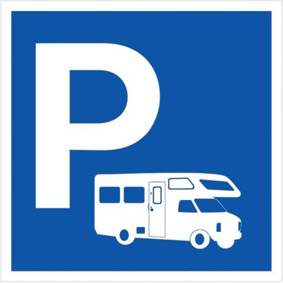 Motorhome and Camper van parking and service area