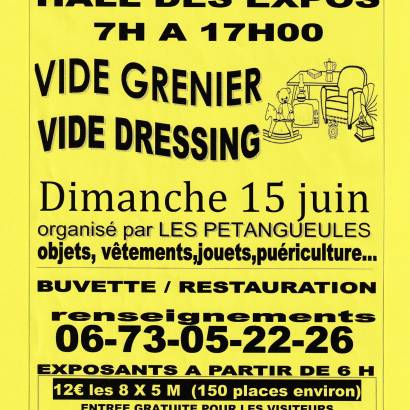 Vide grenier des Pétangueules