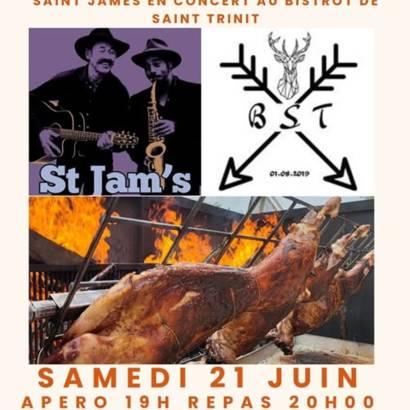 Fête de la musique et Mechoui au Bistrot de Saint Trinit Fête de la musique et Mechoui au Bistrot de Saint Trinit