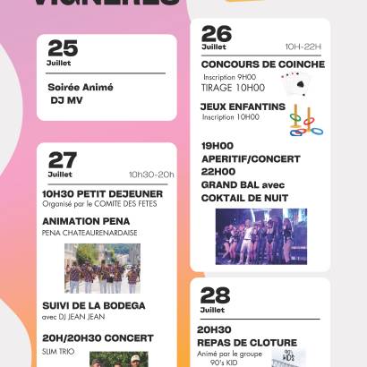 Fête votive des Vignères Fête votive des Vignères