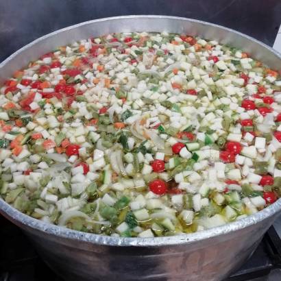 Soupe au pistou à la ferme-auberge La Maguette Soupe au pistou à la ferme-auberge La Maguette