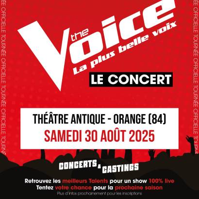 Tournée officielle - The Voice Tournée officielle - The Voice