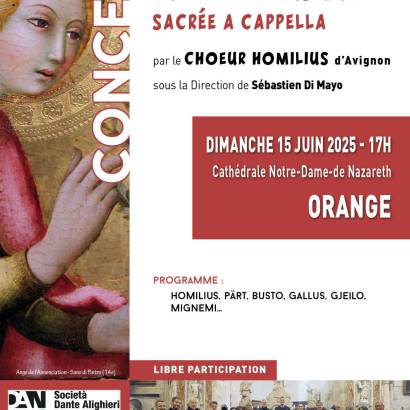 Concert de musique sacrée a capella Concert de musique sacrée a capella