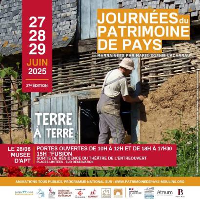 Journées du Patrimoine de Pays et des Moulins Journées du Patrimoine de Pays et des Moulins