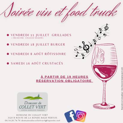 Soirées festives d'été au domaine du Collet Vert Soirées festives d'été au domaine du Collet Vert