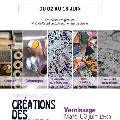 Exposition des ateliers de la MJC Exposition des ateliers de la MJC