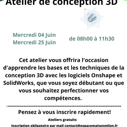 Atelier de conception 3D Atelier de conception 3D