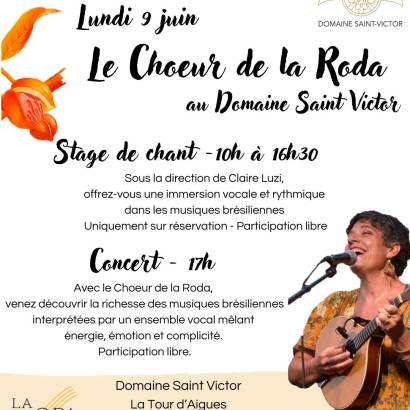 Stage de chant à la Tour d'Aigues Stage de chant à la Tour d'Aigues