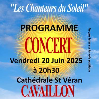 Concert annuel de la chorale Concert annuel de la chorale