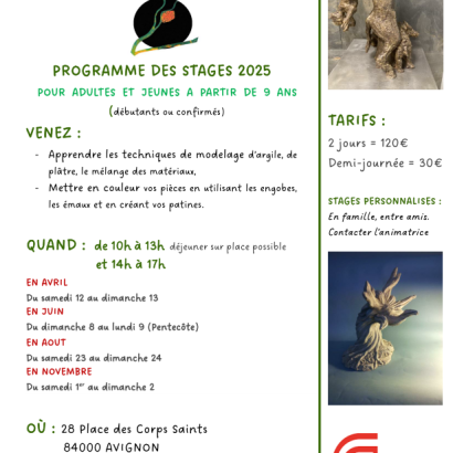 Atelier four de la Terre - Stage enfant juin Atelier four de la Terre - Stage enfant juin