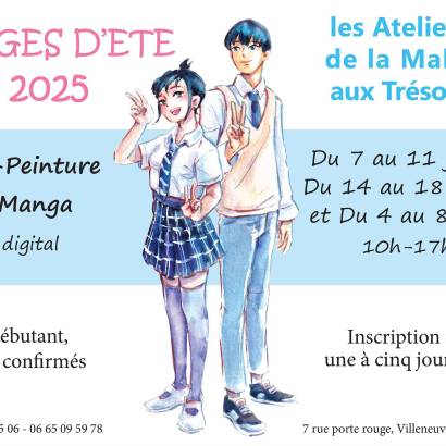 Stage d'été des Ateliers de la Malle aux Trésors Stage d'été des Ateliers de la Malle aux Trésors