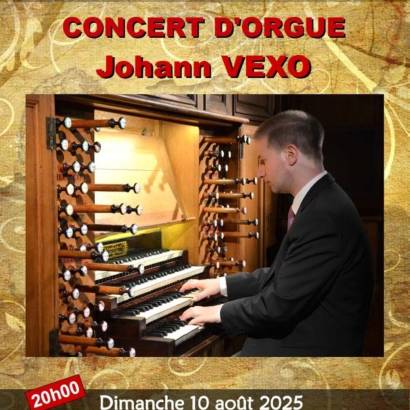 Konzert 'Johann Vexo' - Festival Vaison'Orgues de l'Aroc Konzert 'Johann Vexo' - Festival Vaison'Orgues de l'Aroc