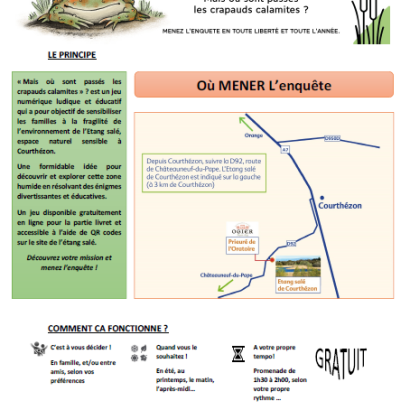 Etang salé de Courthézon - mission scientifique Etang salé de Courthézon - mission scientifique