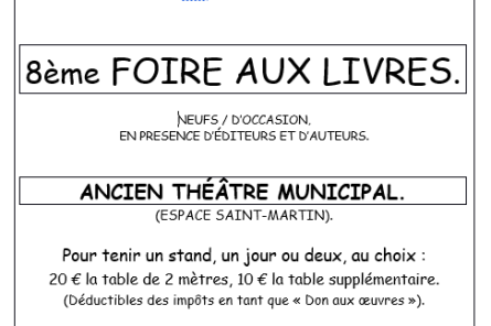 7ème Foire aux livres