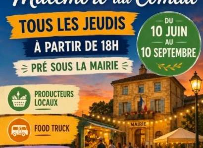 Marché du soir à Malemort du Comtat
