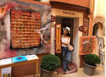 Art textures pigments Gallery Contemporary Tapiézo