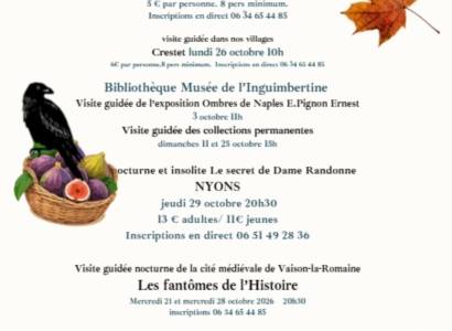 Visite guidée du village de Crestet avec Mélanie Bienfait Pas d'Histoires