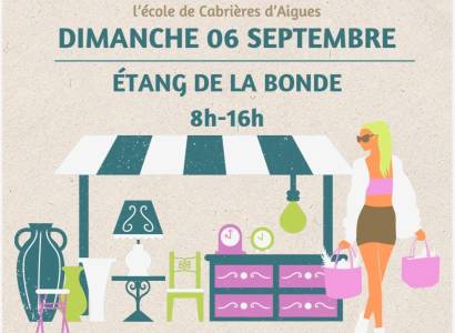 Vide grenier à L'Etang de la Bonde à Cabrières d' Aigues