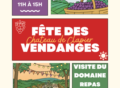 Fête des vendanges au Château Clapier