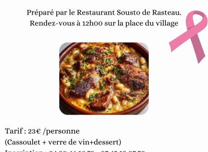 Repas Cassoulet - Octobre Rose