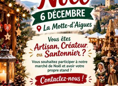 Marché de Noël à la Motte d'Aigues