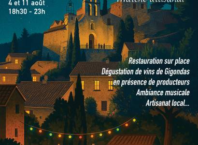 Les Nocturnes de Gigondas : Marché d'artisanat