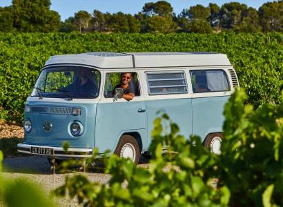 Balade en Combi VW par Le Jas des Papes
