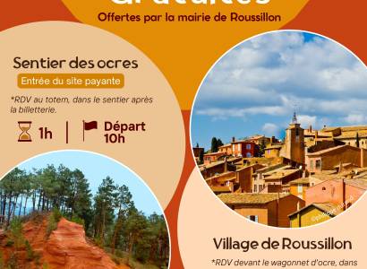 Visite guidée du village de Roussillon