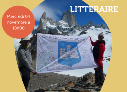 Apéro littéraire : "VTT et treck en haute altitude, 10 pays, 10 défis "par Pierre Révoltier