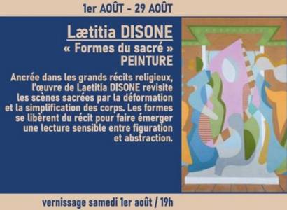 Exposition peinture "Forme du sacré" de Laetitia Disone - Art dans la Nef