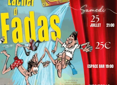 Théâtre en vigne aux Terrasses d'Adrien : LE LACHER DE FADAS