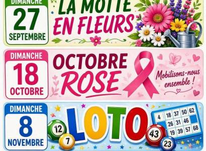 La Motte d'Aigues en fleurs.