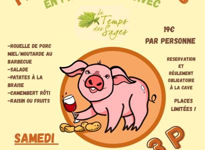Fête des vendanges à Cabrières d' Aigues en  partenariat avec Le Temps des  Sages