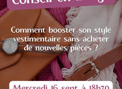 Au Carré d'Art - Apéro Coaching - 'Booster son style vestimentaire''