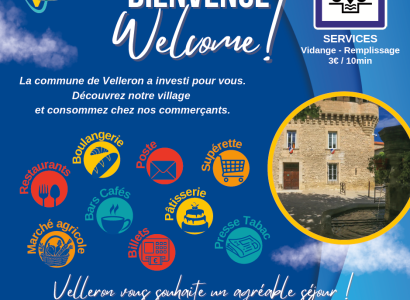 Aire de service municipale pour camping-cars