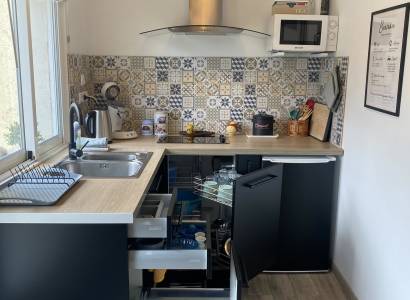 Studio en campagne avec bain nordique et massage