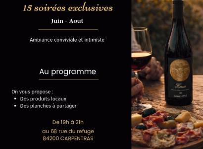 Apéritif dinatoire au coeur des vignes - Domaine Le Clot de Bénou