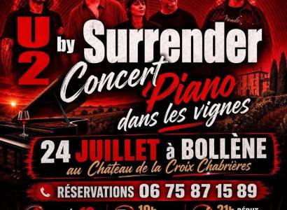 Piano dans les vignes : Concert Surrender - Tribute U2