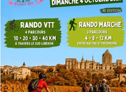 La Sud Lub 2026 -place aux randonnées pédestres et VTT à La Tour d 'Aigues
