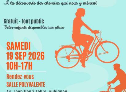 Tous à vélo : Journée découverte de la liaison douce Aubignan – Via Venaissia