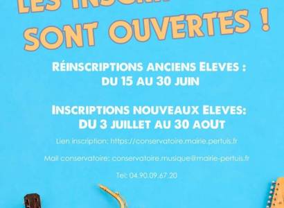 Inscriptions conservatoire