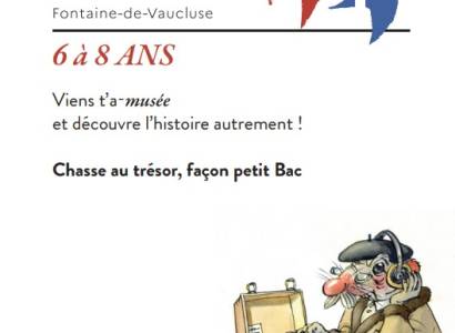 Visite avec un livret jeux, 6 à 12 ans !