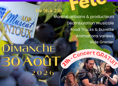 Fête du Raisin Muscat AOP
