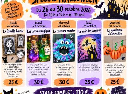 Stage d'arts plastiques : Spécial Halloween