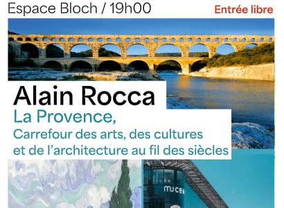Conférence sur la Provence avec Alain Rocca