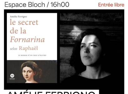 Conférence d'Amélie Ferrigno sur le Secret de la Fornarina