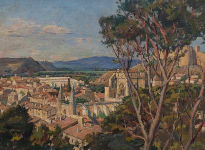 Visite «flash» de l'exposition : Villeneuve lez Avignon, vues et monuments emblématiques