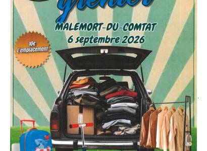 Vide-greniers à Malemort du Comtat